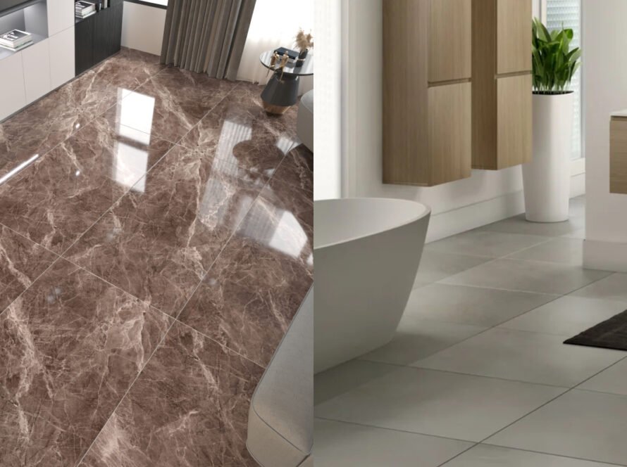 porcelain tiles vs ceramic tiles